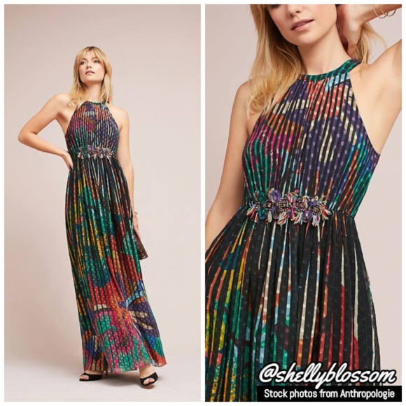 Anthropologie Dresses & Skirts - NWT Anthropologie Kalinka Maxi Dress Geisha Sz 6